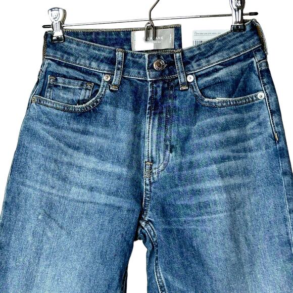 Everlane The Curvy Cheeky Jean Blue Organic Cotton Women's 23 Regular NWT - Picture 7 of 12